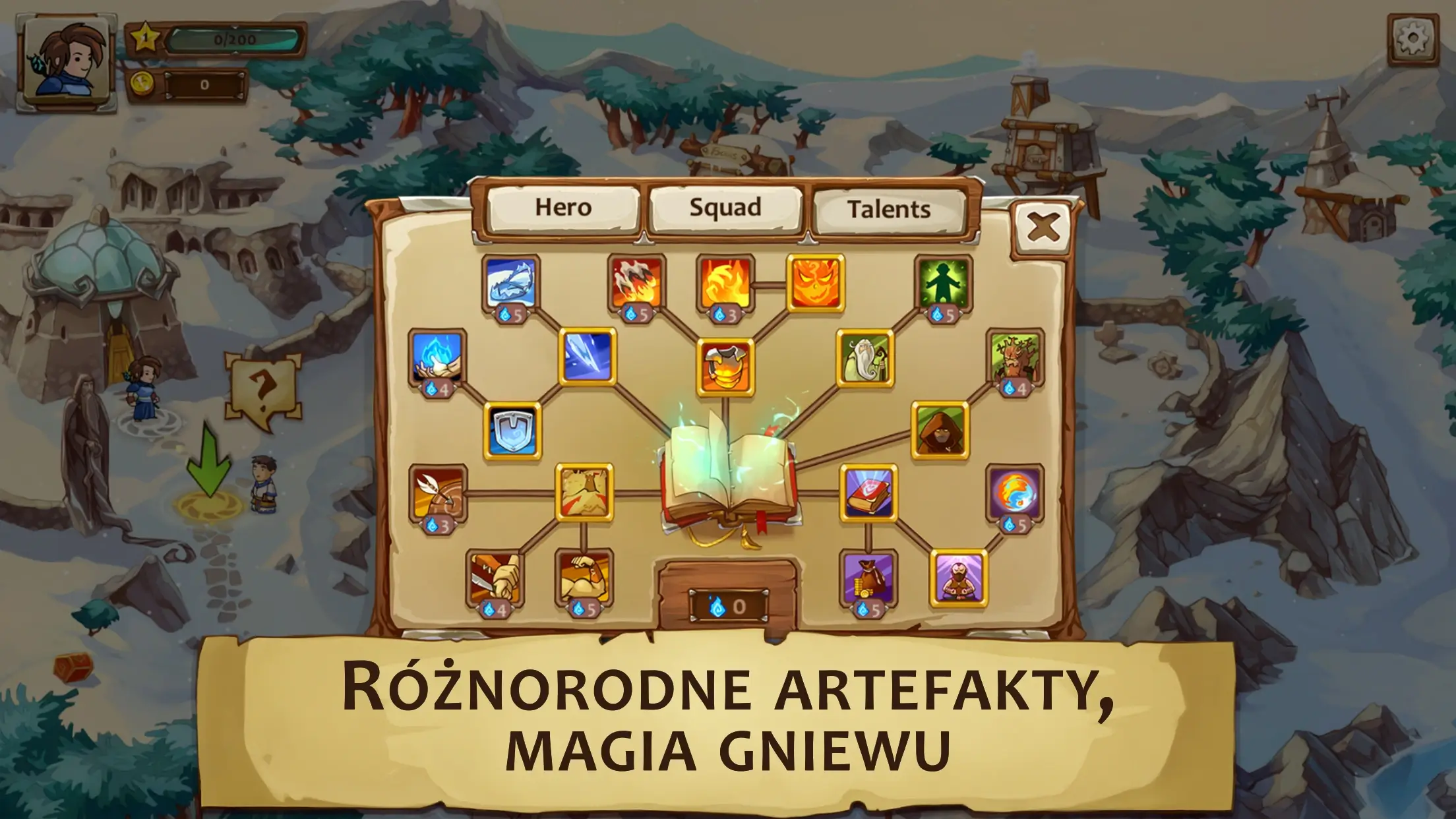 Zrzut ekranu z gry Braveland Wizard 4